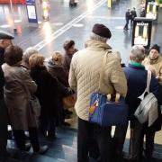 Visite de la gare de l'EST