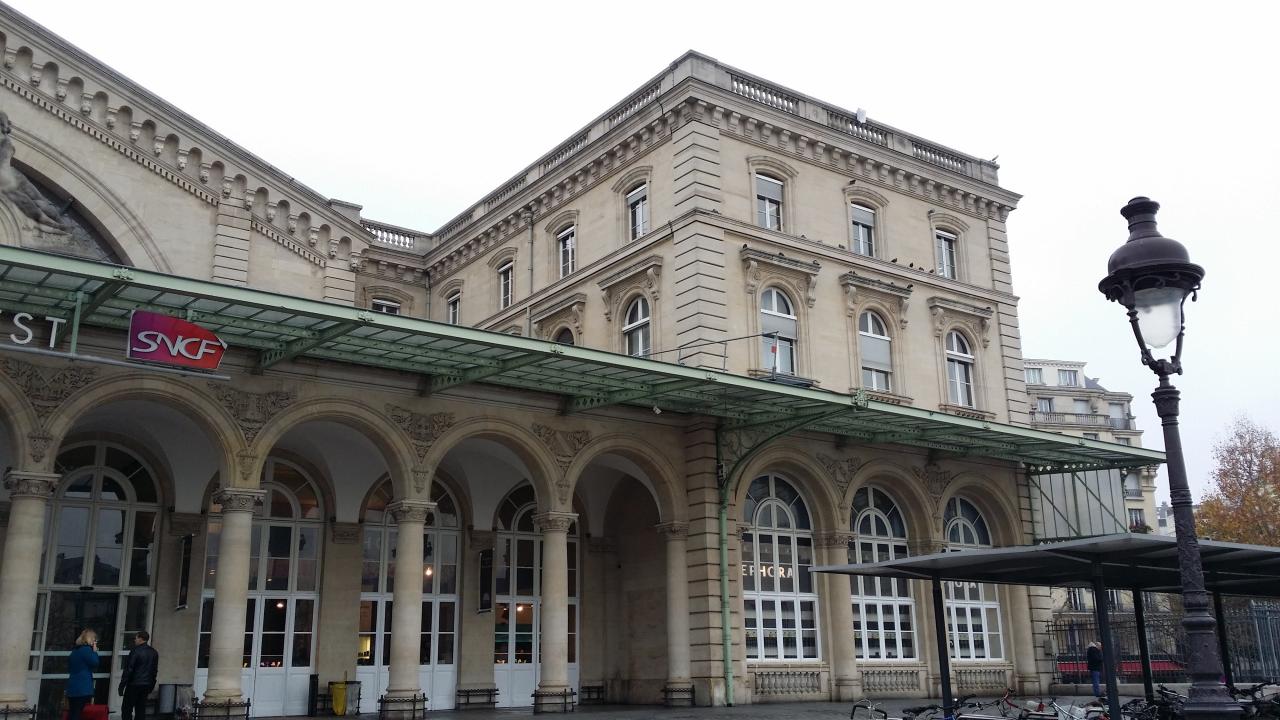 Visite de la gare de l'EST