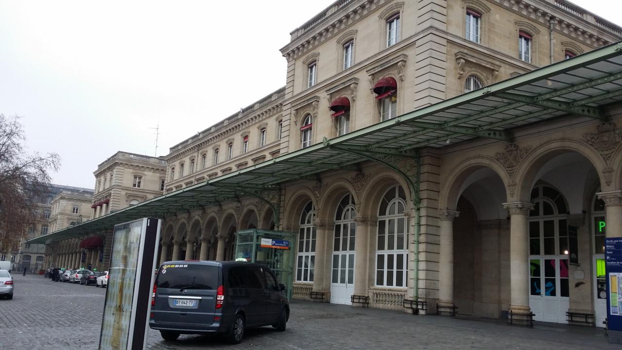 Visite de la gare de l'EST