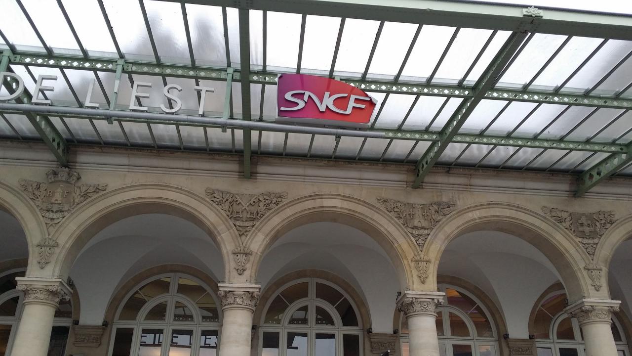 Visite de la gare de l'EST