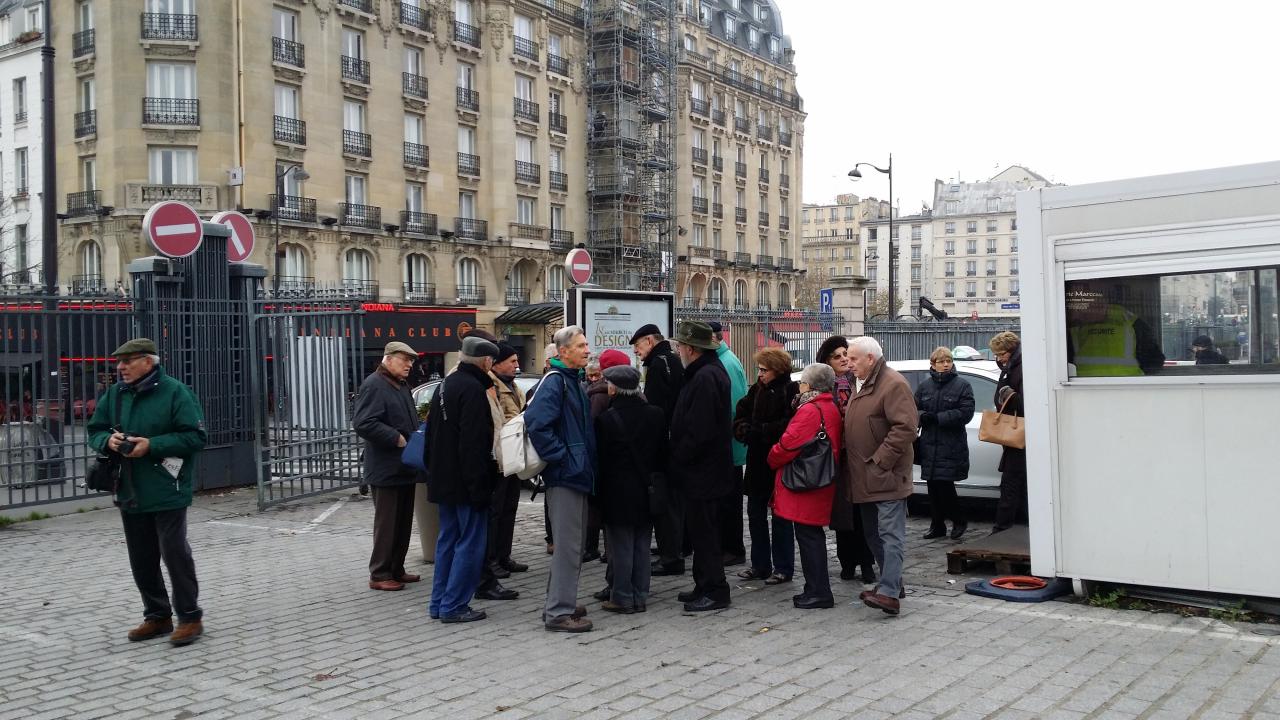 Visite de la gare de l'EST