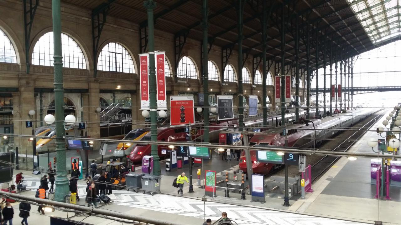 Visite de la gare du NORD