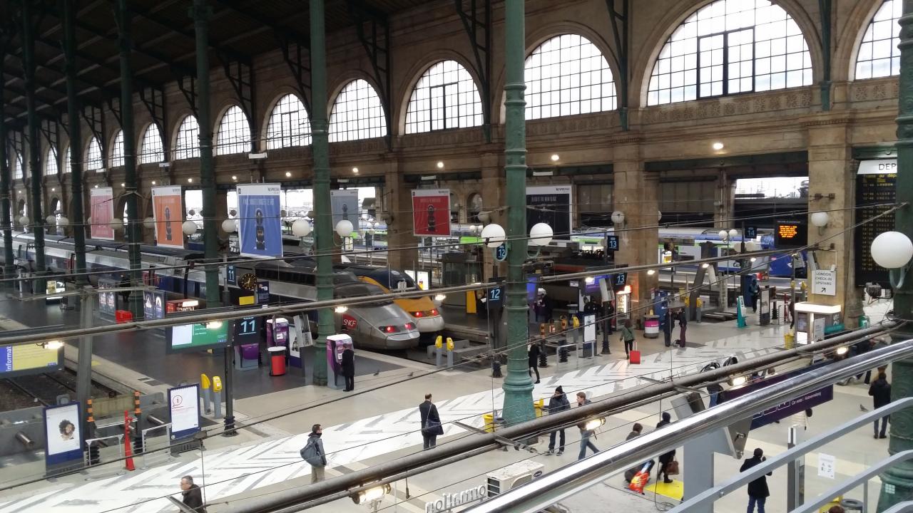 Visite de la gare du NORD