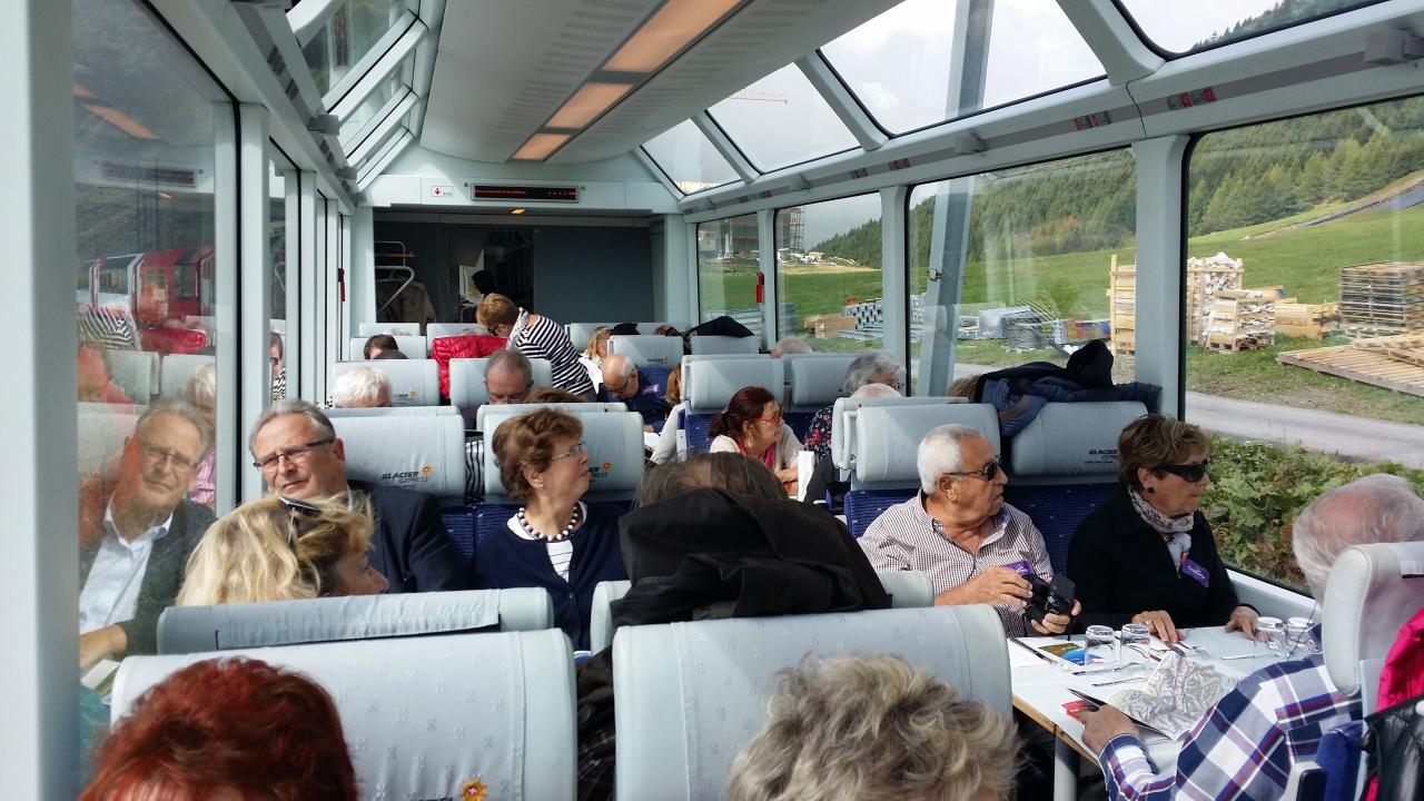 Repas à bord du train